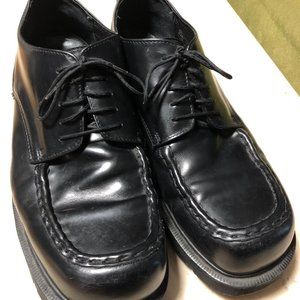 Black Leather Dr. Martens Docs Mens Oxford Shoes US Size 12 UK Sz 11 Great Cond!